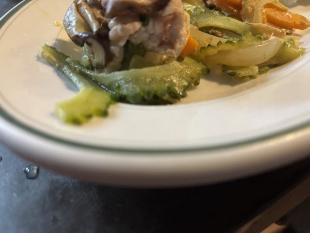 5月8日にゴーヤーを食べた。