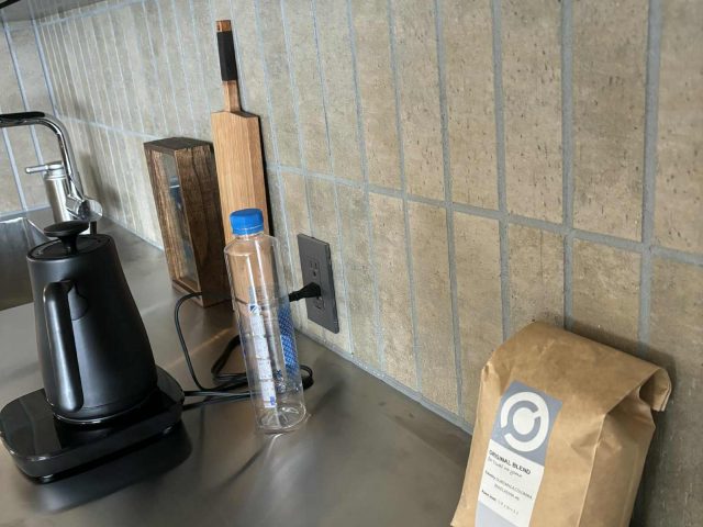 YAMADA COFFEE OKINAWA のあるキッチン