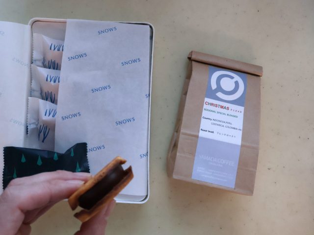 今日のおやつとクリスマスブレンド②