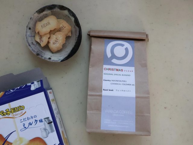 今日のおやつとクリスマスブレンド③